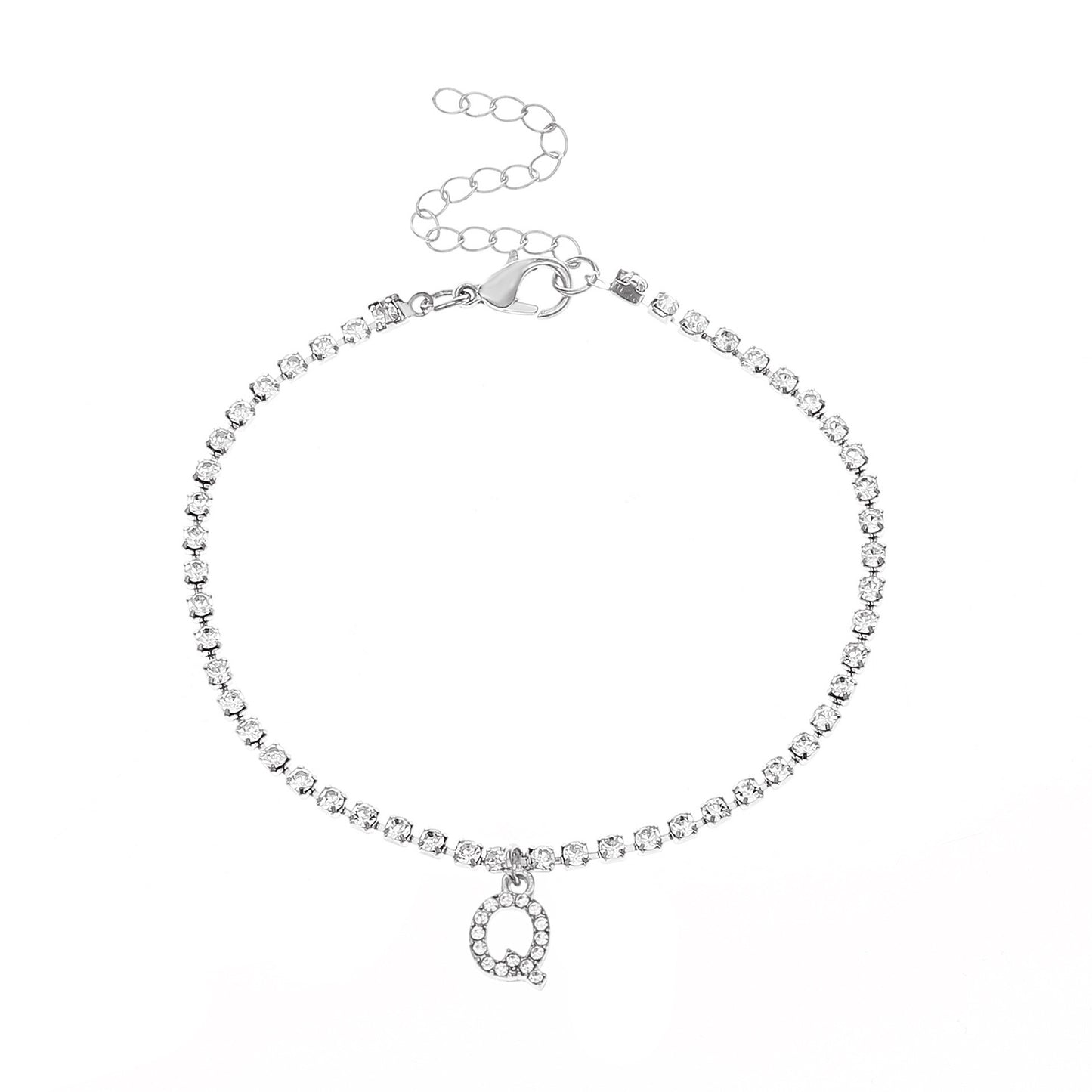Diamond Letter Anklet