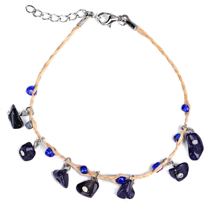 Crystal Anklet Set