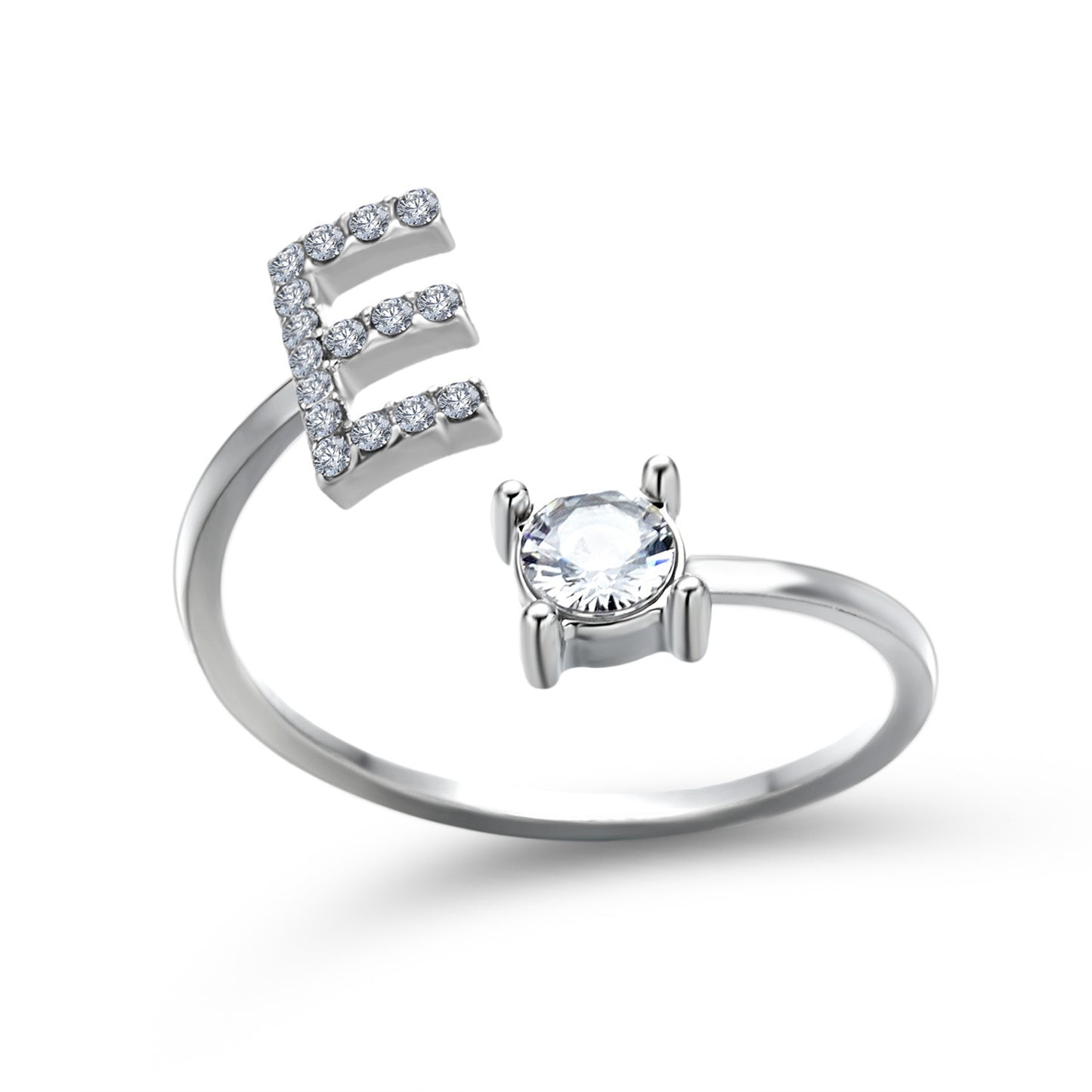 Women's Gold Letter Initial Ring