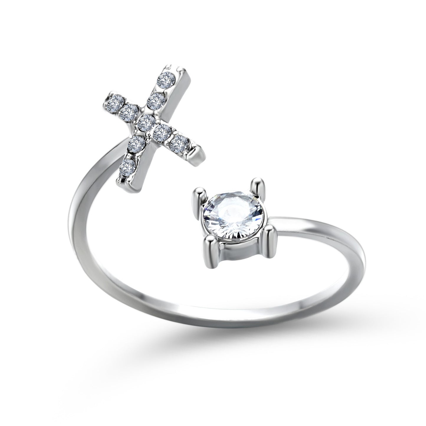Women's Gold Letter Initial Ring