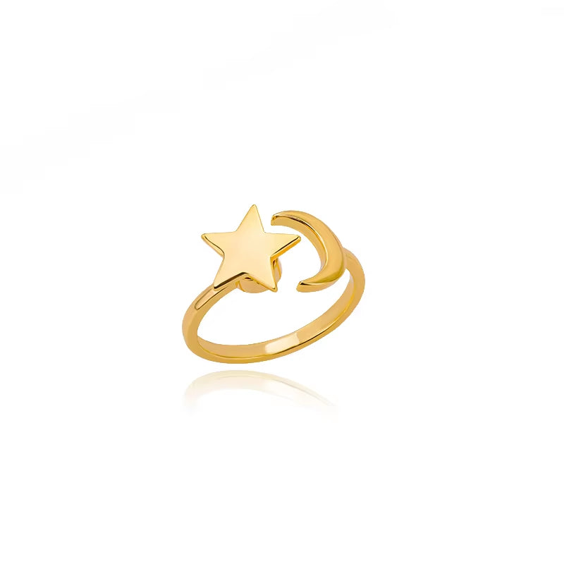 Kourtneys Lucky 4 Leaf Clover Anxiety Ring