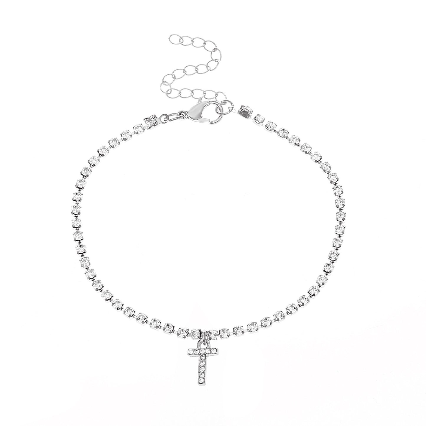 Diamond Letter Anklet