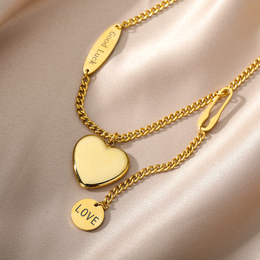 Big Heart Womens Necklace