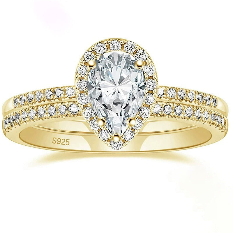 Pear-shaped Women's Ring