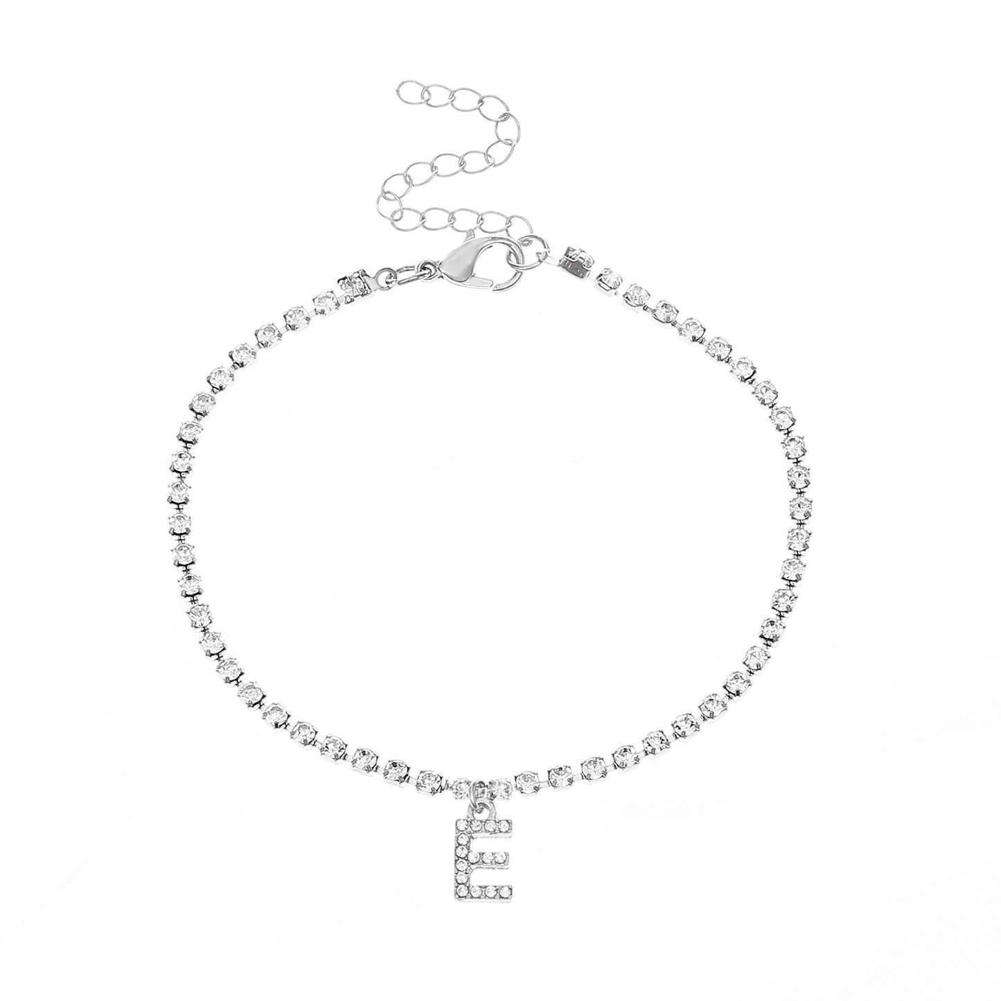 Diamond Letter Anklet