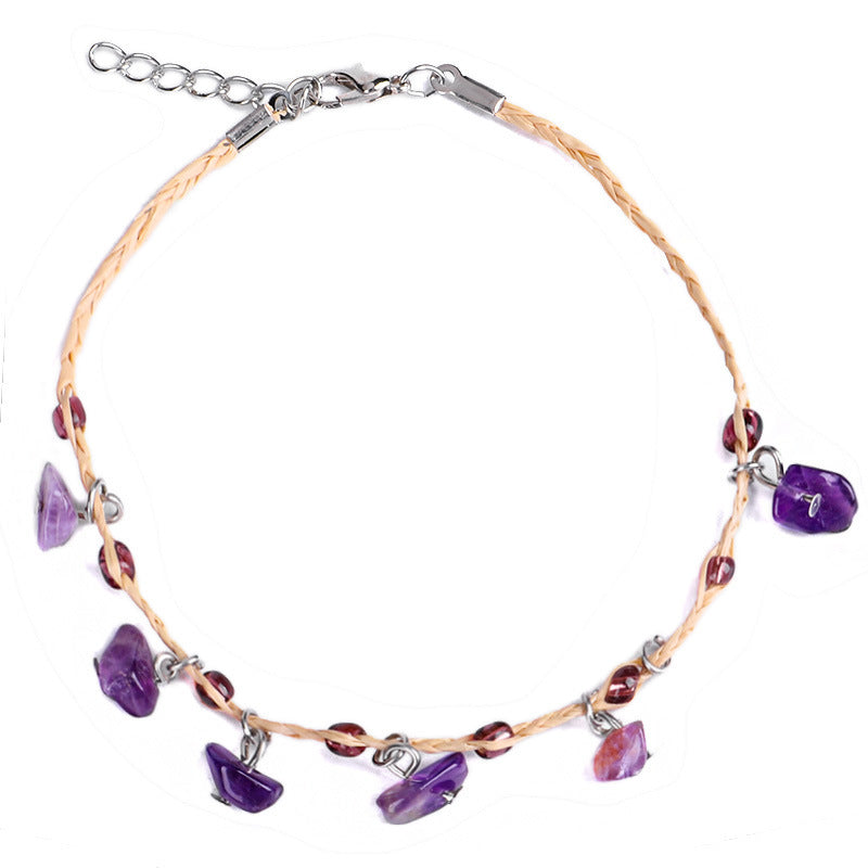 Crystal Anklet Set