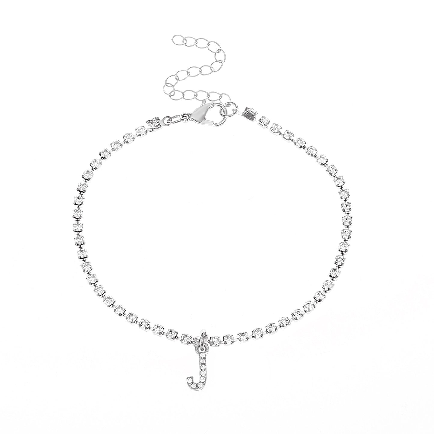 Diamond Letter Anklet