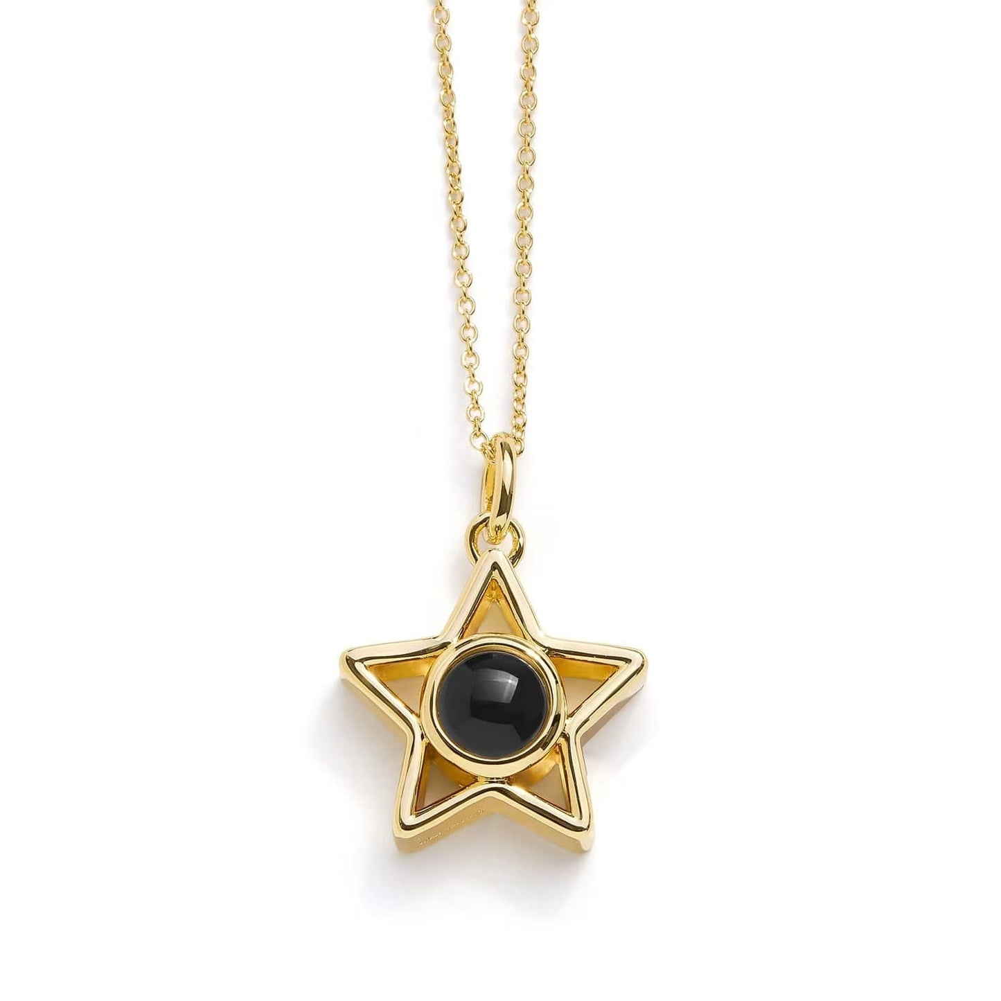 Pentagram Projection Pendant Necklace
