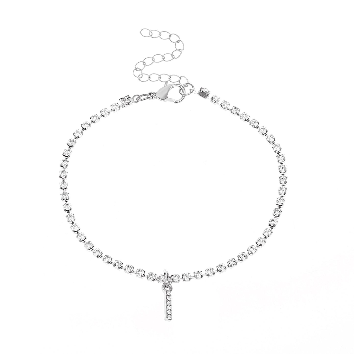 Diamond Letter Anklet