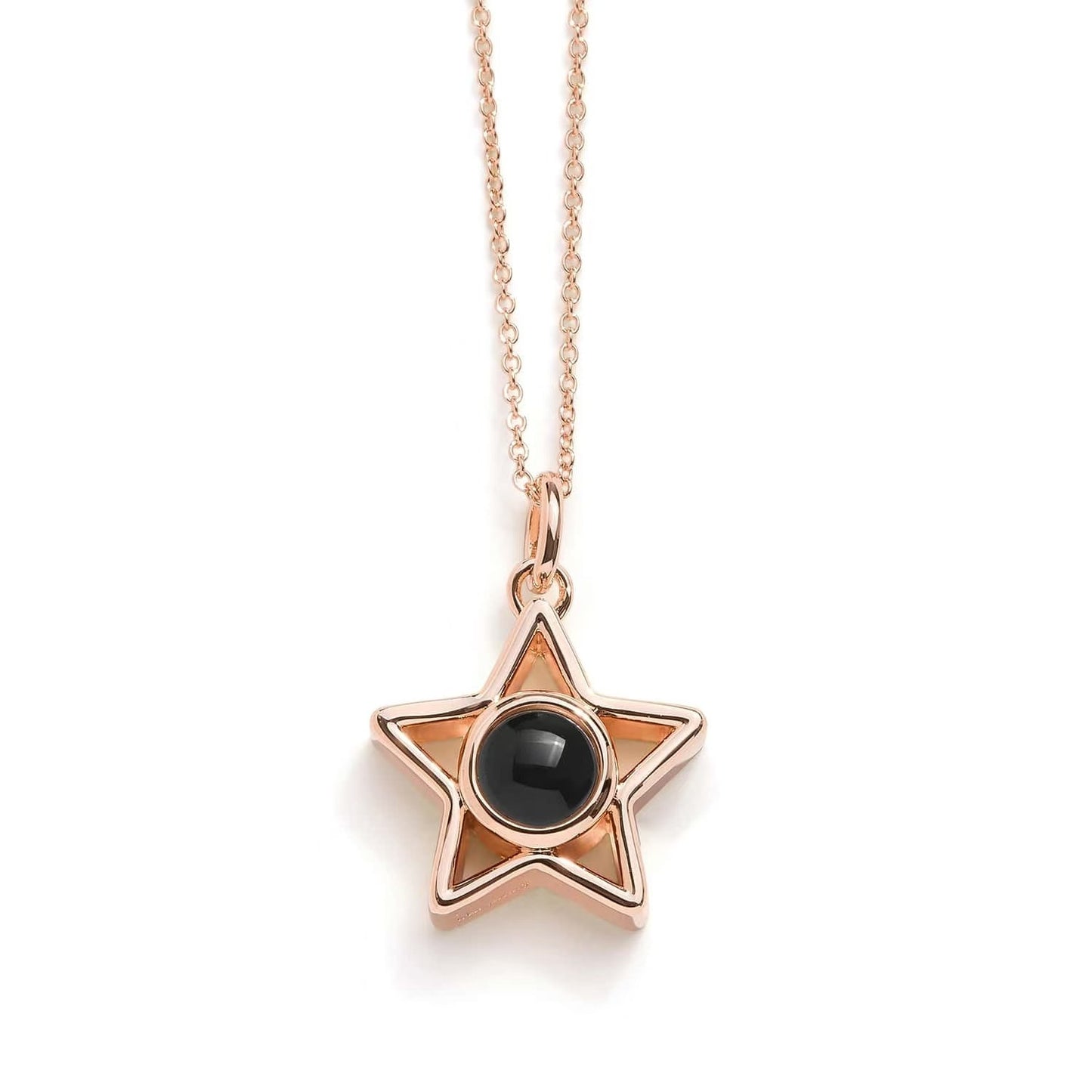 Pentagram Projection Pendant Necklace