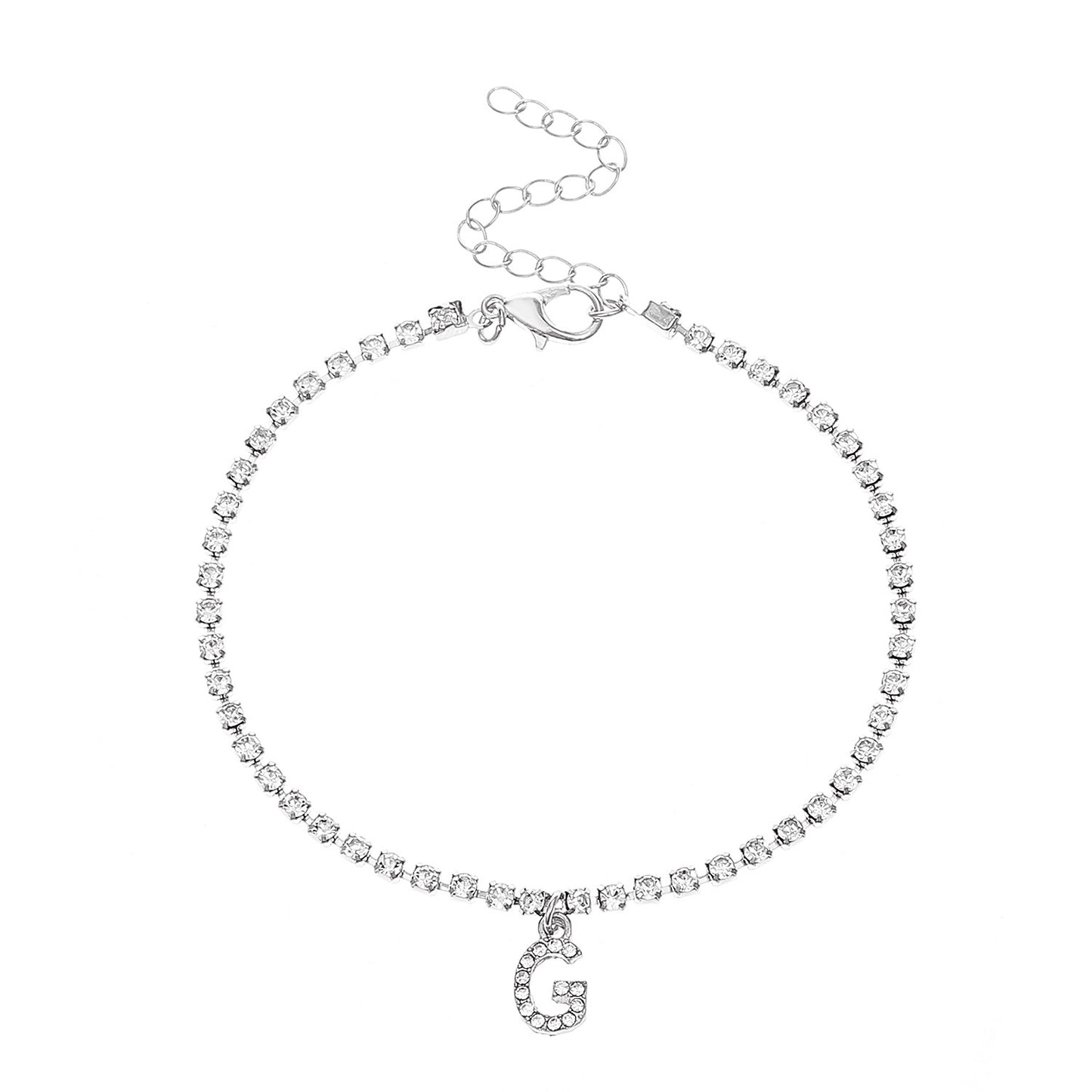 Diamond Letter Anklet