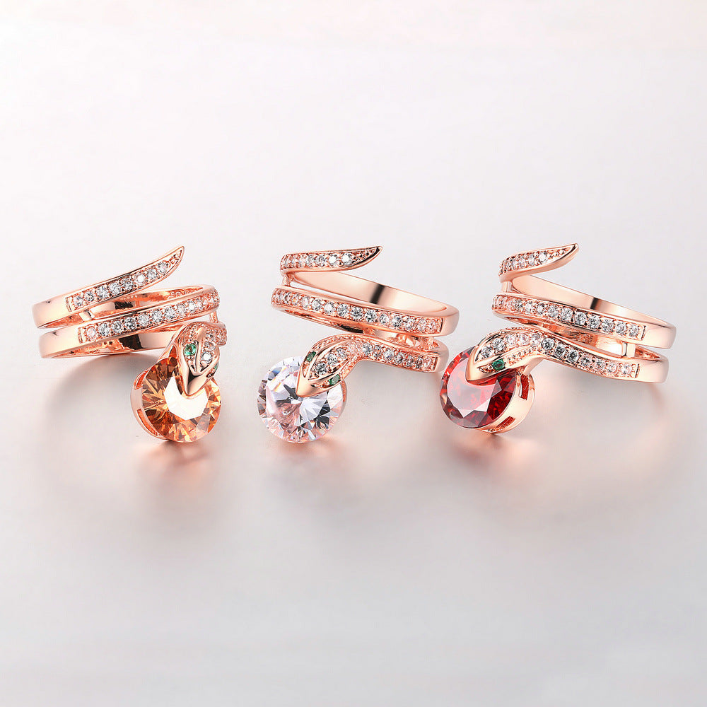 Snake-shaped Women's Ring