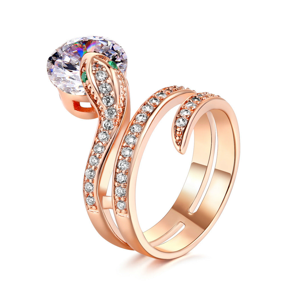 Snake-shaped Women's Ring