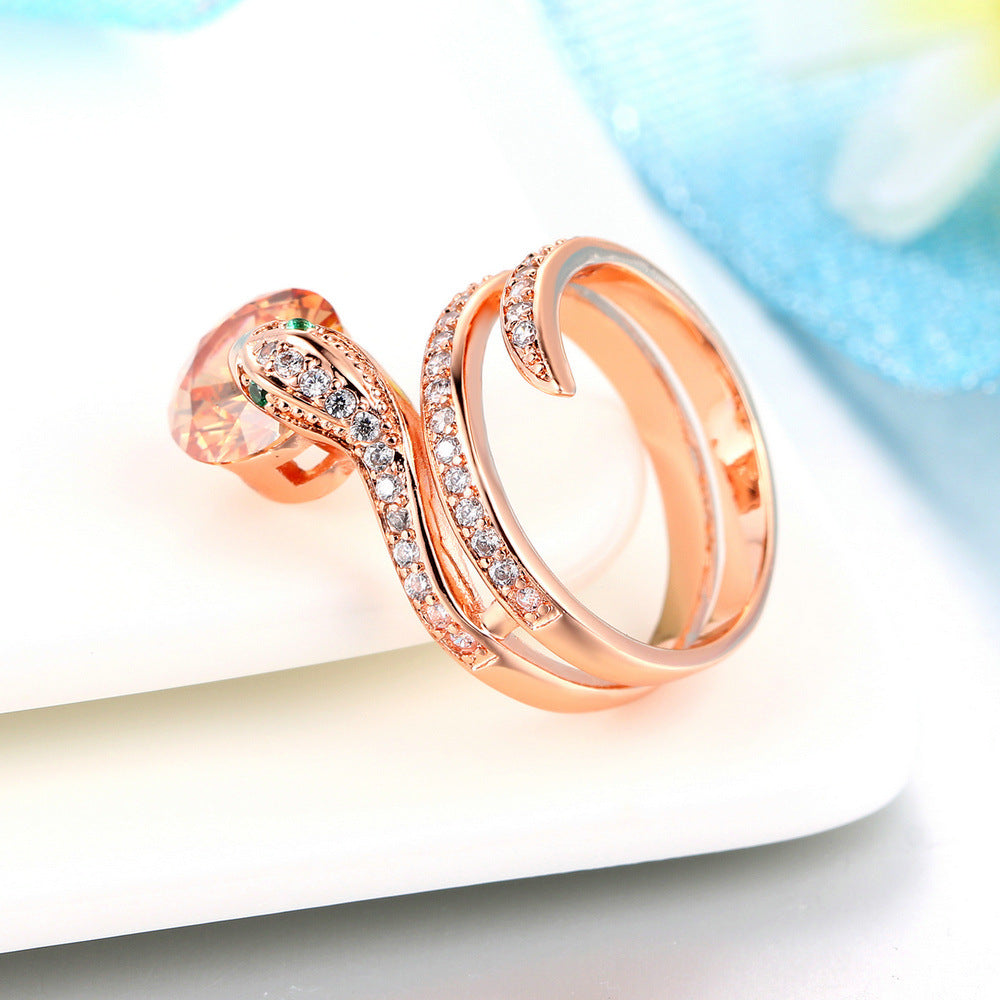 Snake-shaped Women's Ring
