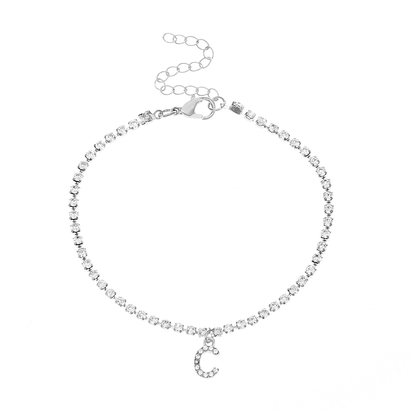 Diamond Letter Anklet