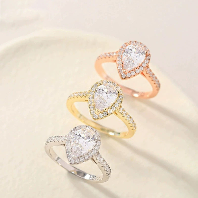 Pear-shaped Women's Ring