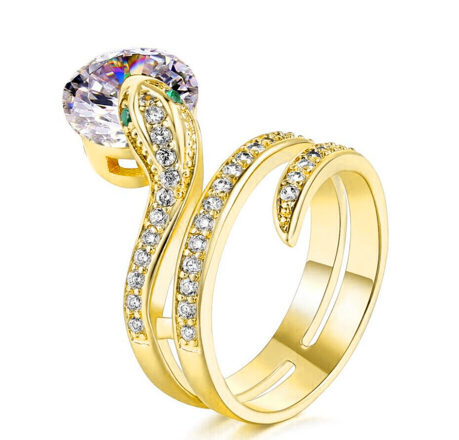 Snake-shaped Women's Ring