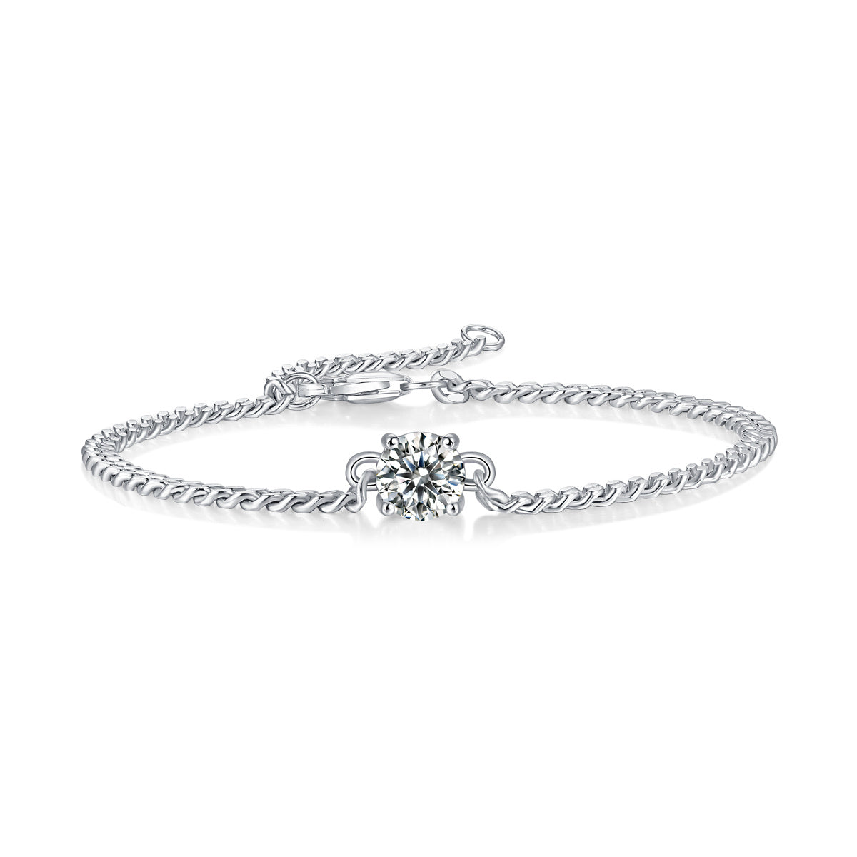 Diamond Silver Bracelet