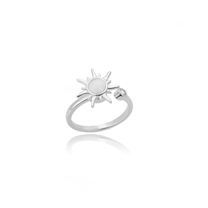 Kourtneys Lucky 4 Leaf Clover Anxiety Ring
