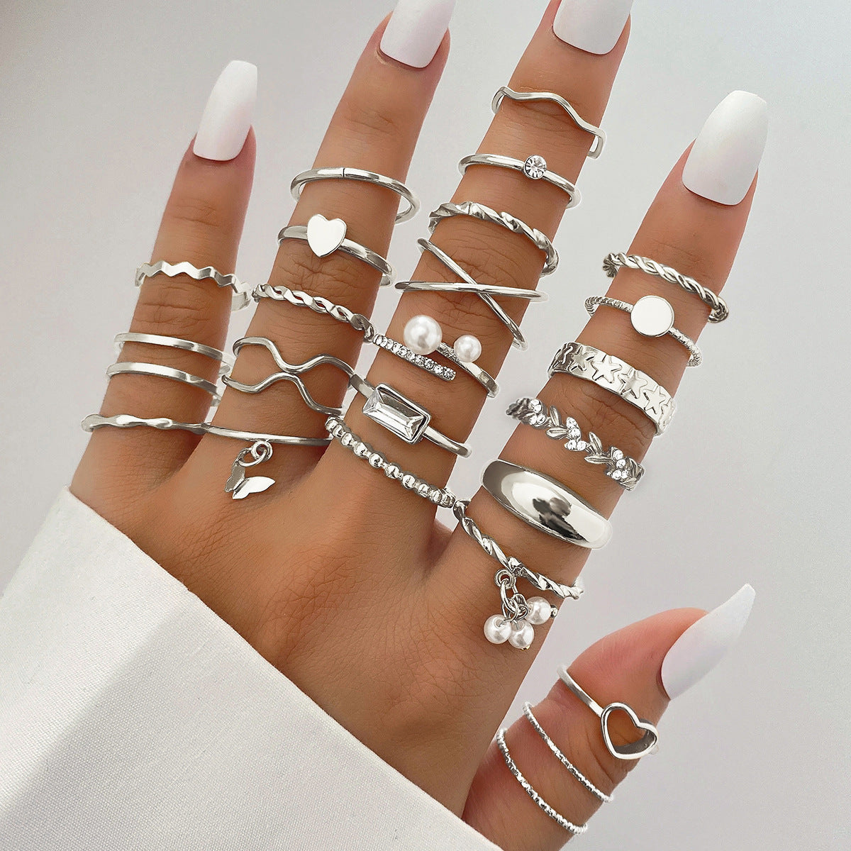 Gold 23 Piece Ring Set