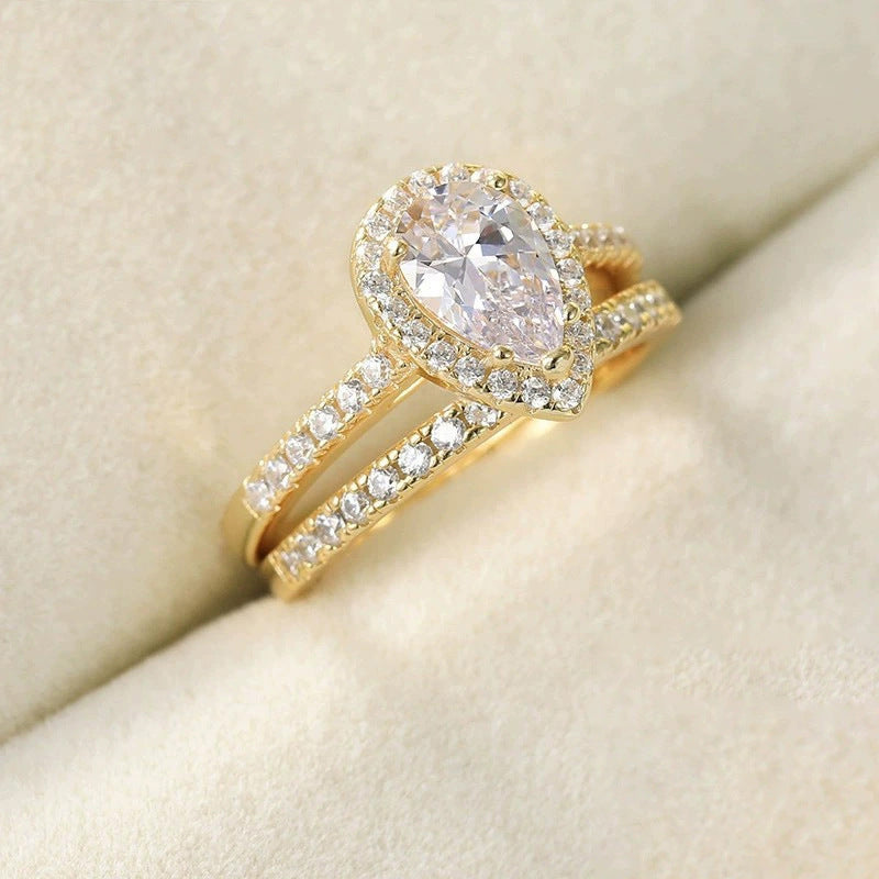 Pear-shaped Women's Ring