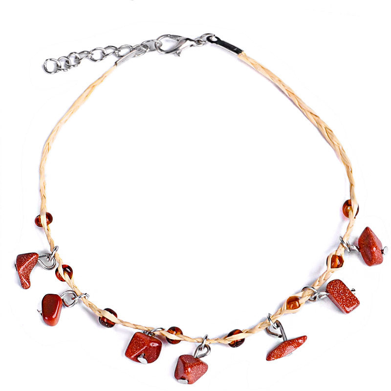 Crystal Anklet Set