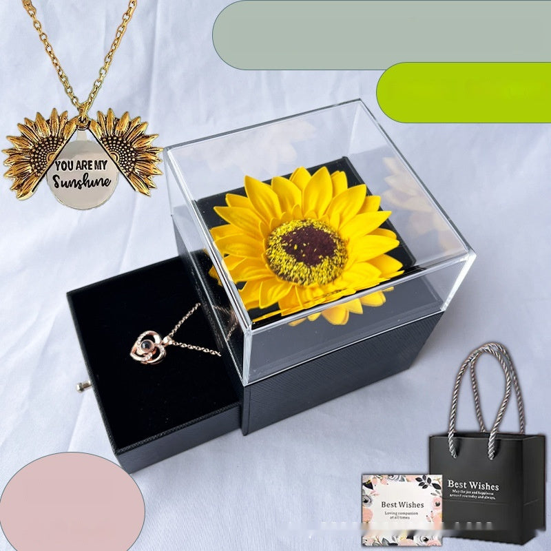 Flower Sunflower Necklace