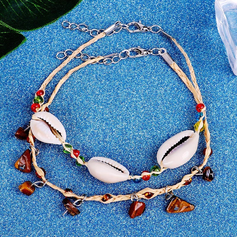 Crystal Anklet Set
