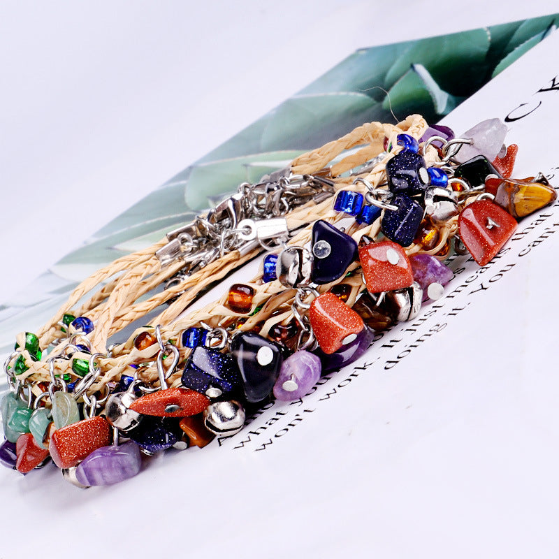 Crystal Anklet Set