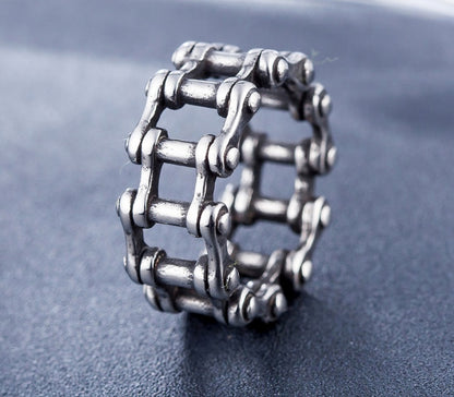 Mens Biker Chain Ring