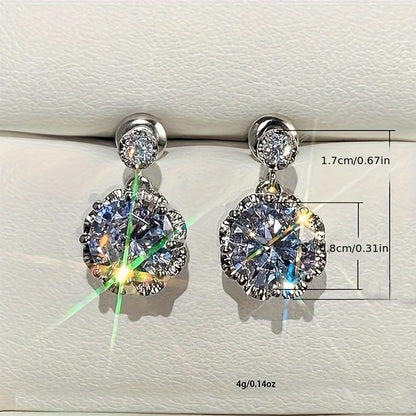 Cuban Diamond Earrings