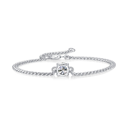 Diamond Silver Bracelet
