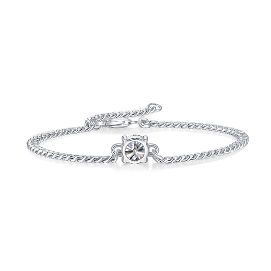 Diamond Silver Bracelet