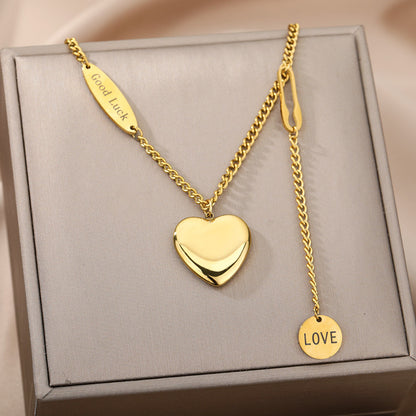 Big Heart Womens Necklace