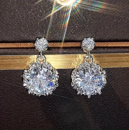 Cuban Diamond Earrings