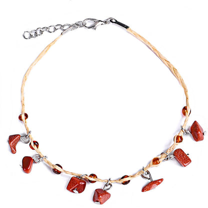 Crystal Anklet Set